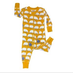 Hanna Andersson Counting Sheep Zip Sleeper Pajama